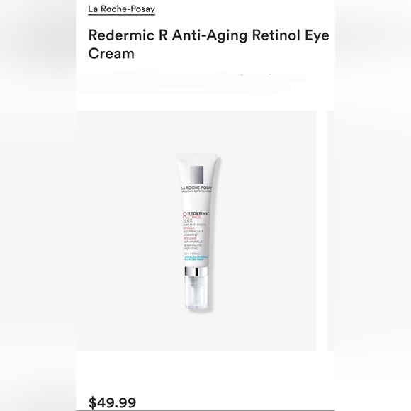 La Roche Posay Redermic Retinol Yeux(EYES) NIB $50.00 MSRP - Picture 1 of 2